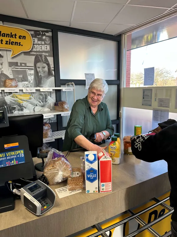 Alie Heinen, een vertrouwd gezicht in Jumbo De Haven